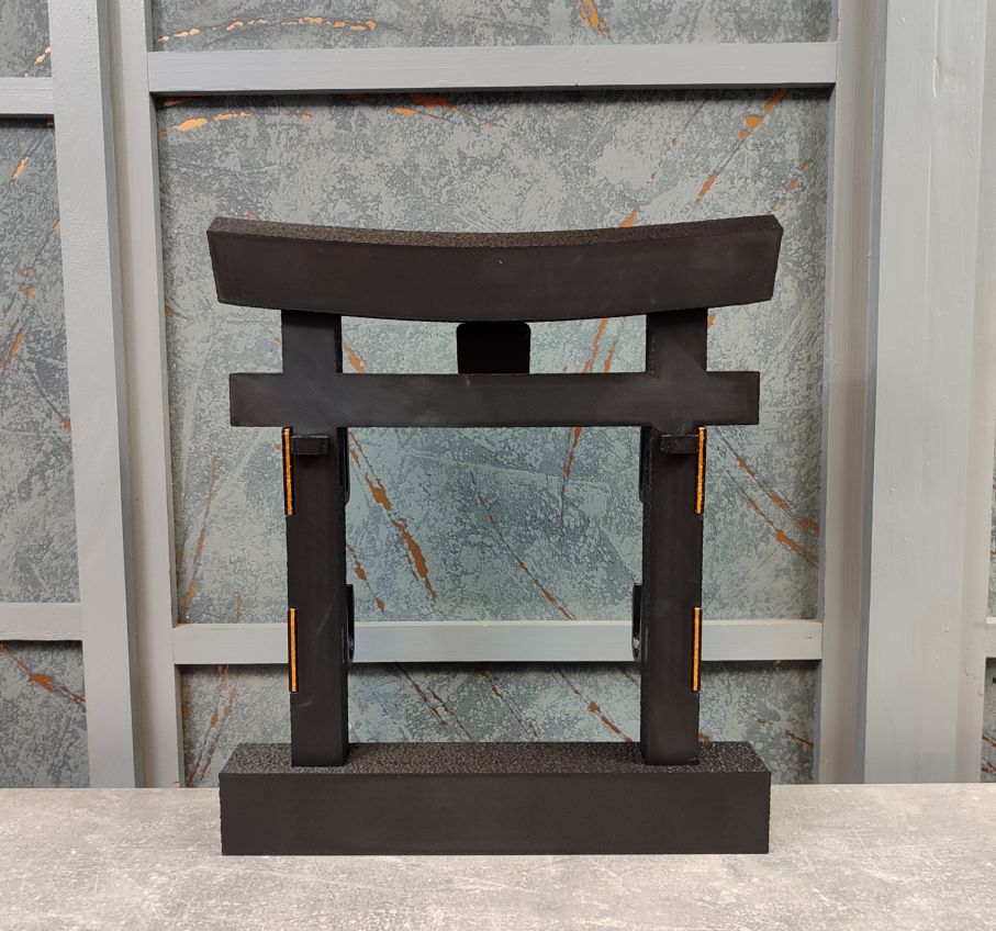 Dvoupatrový stojan BIG Torii na stěnu