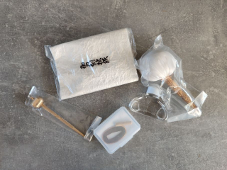 Sada pro údržbu a čištění samurajského meče