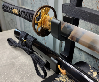 Munenori San-mai Tiger Katana - samurajský meč