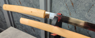 Munenori Shirasaya San-mai Katana - samurajský meč