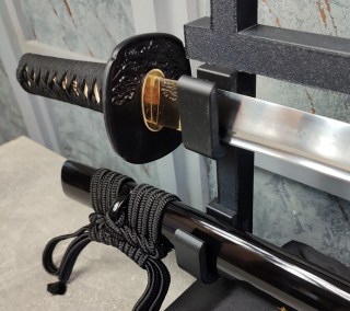 Kojiro Wather Dragon Wakizashi with bo-hi